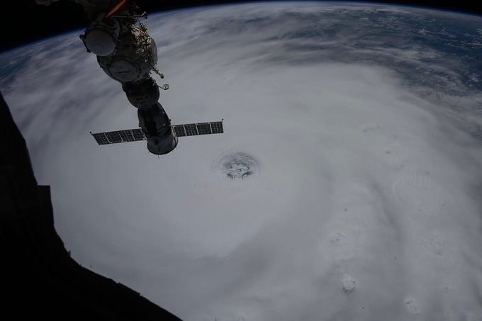 Topan Ragasa Dari Stasiun Luar Angkasa ISS Pada Senin (22/09).